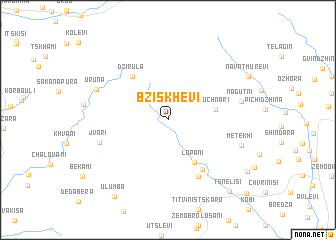 map of Bziskhevi