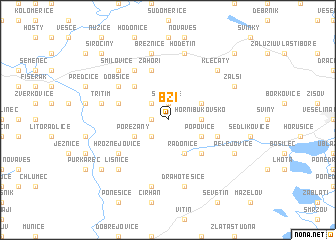 map of Bzí