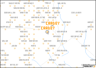 map of Caadey