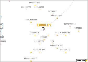 map of Caadley
