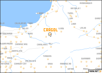 map of Caagol