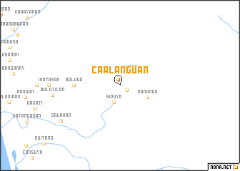 map of Caalanguan