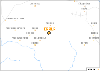 map of Caala