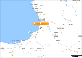 map of Caaluhan