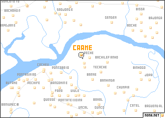 map of Caame