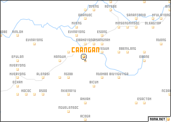 map of Caangán