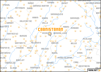 map of Caanistaman