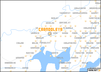 map of Caanooley ”A”