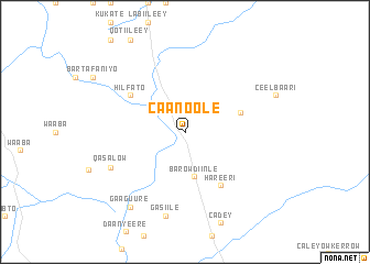 map of Caanoole