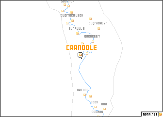 map of Caanoole