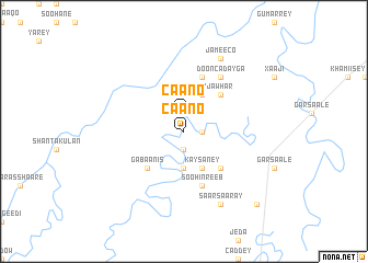 map of Caano