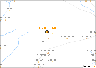 map of Caatinga