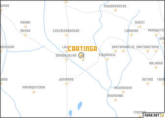 map of Caatinga