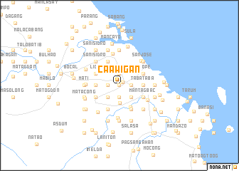 map of Caawigan