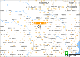 map of Cabacanan