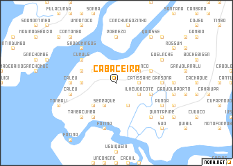 map of Cabaceira