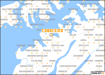 map of Cabaceira