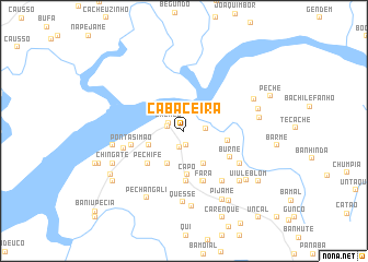 map of Cabaceira