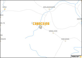 map of Cabaceira