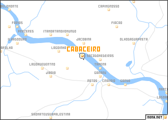 map of Cabaceiro