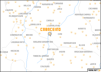 map of Cabaceiro