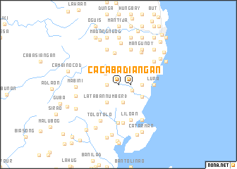 map of Cabadiangan