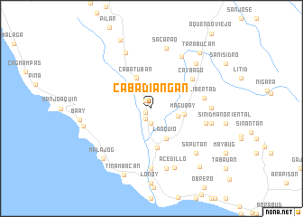 map of Cabadiangan