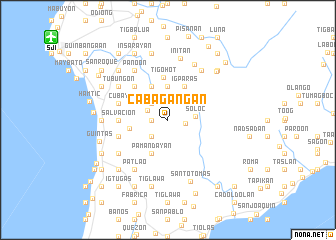 map of Cabagangan