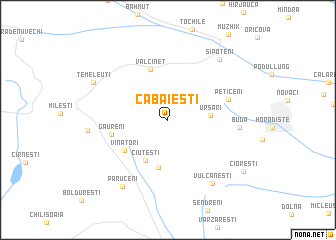 map of Căbăieşti