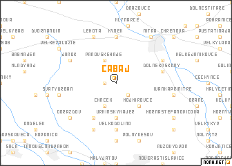 map of Cabaj