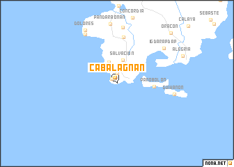 map of Cabalagnan