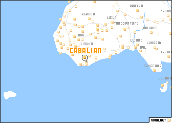 map of Cabalian