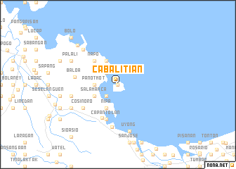 map of Cabalitian