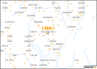 map of Cabali