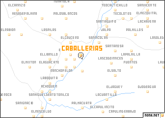 map of Caballerías