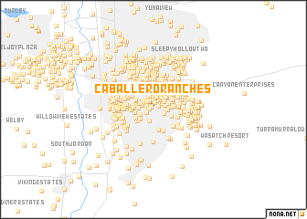 map of Caballero Ranches