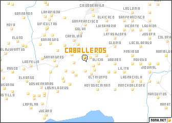 map of Caballeros