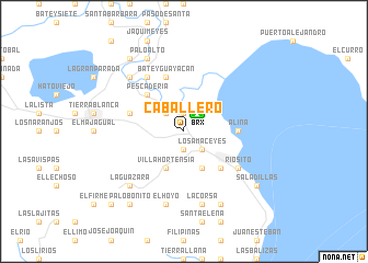 map of Caballero