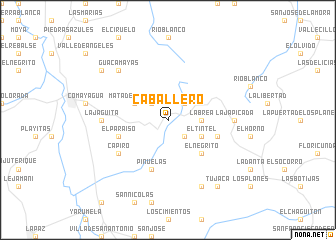 map of Caballero