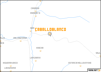 map of Caballo Blanco
