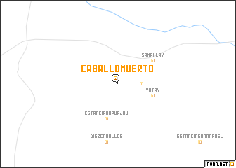 map of Caballo Muerto