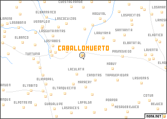 map of Caballo Muerto