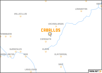 map of Caballos