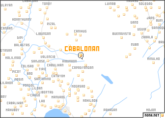 map of Cabalonan