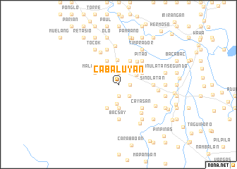 map of Cabaluyan