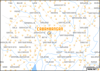 map of Cabambañgan