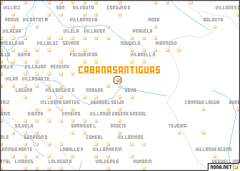 map of Cabanas Antiguas