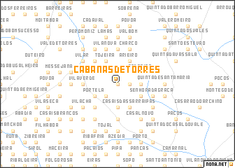 map of Cabanas de Torres