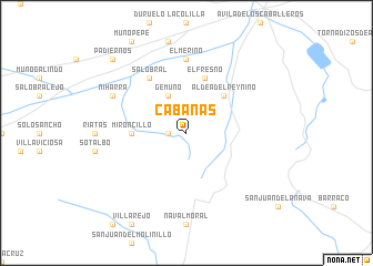 map of Cabañas