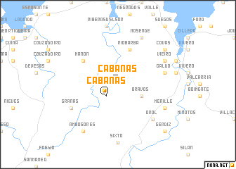 map of Cabanas